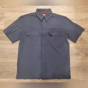 Navy Karbon Button Shirt